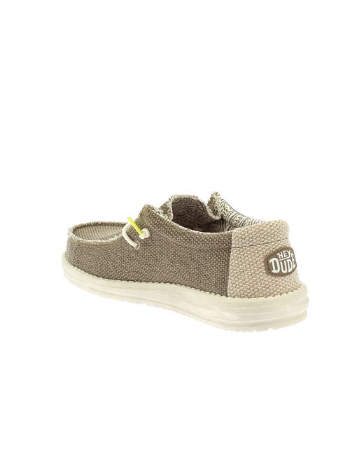 Wally Braided stringata da uomo in tessuto verde HEY DUDE | 400032BS